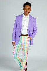 The Savannah Swinger | Pastel Plaid Pants - Shinesty - Flyclothing LLC