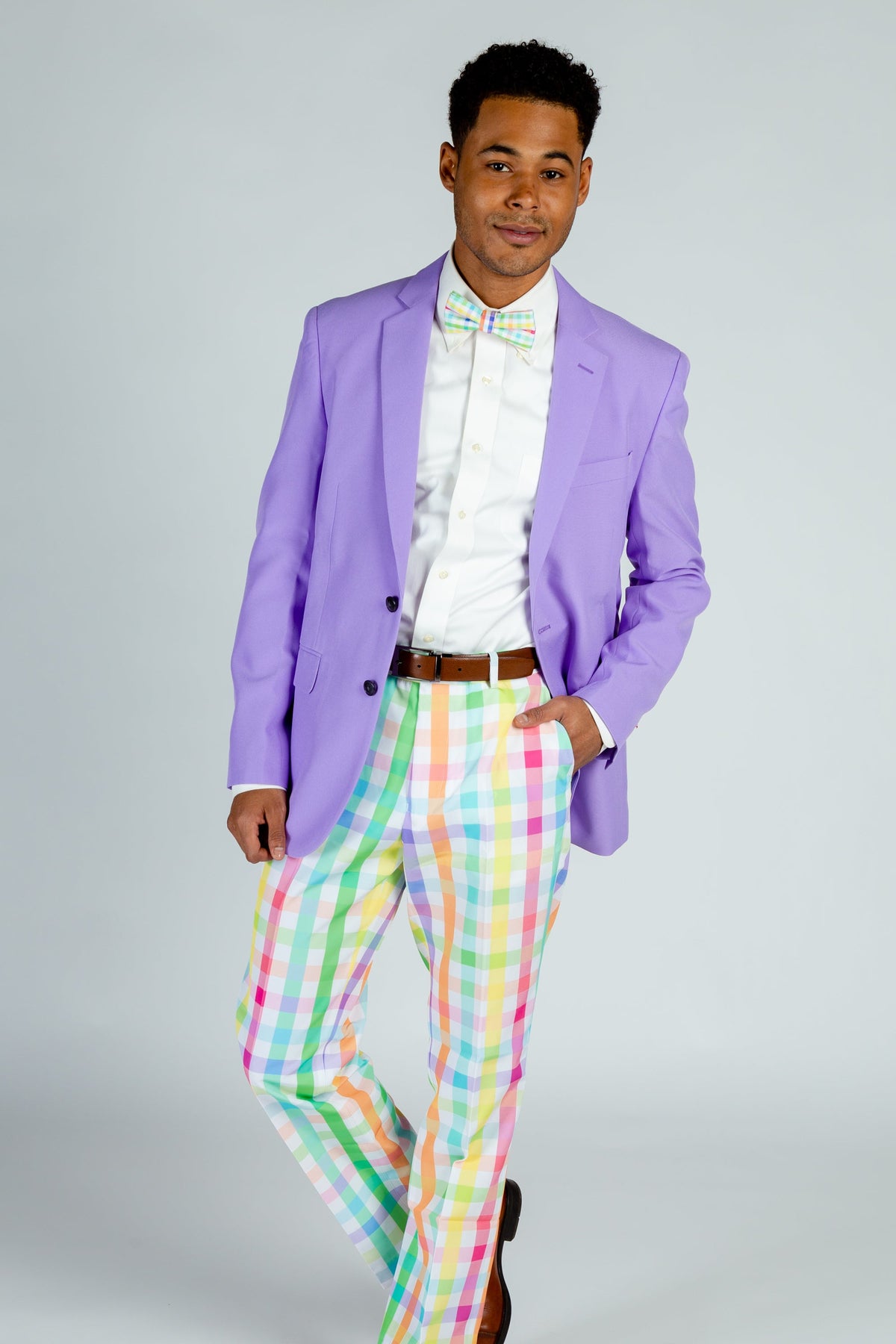 The Savannah Swinger | Pastel Plaid Pants - Shinesty - Flyclothing LLC
