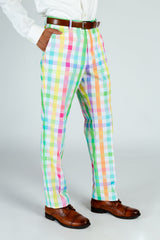 The Savannah Swinger | Pastel Plaid Pants - Shinesty - Flyclothing LLC