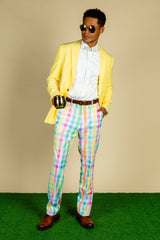 The Savannah Swinger | Pastel Plaid Pants - Shinesty - Flyclothing LLC