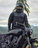 Downside Men's Motorcycle Leather Vest - First Manufacturing Company - Flyclothing LLC