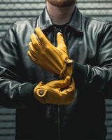 Ranch Men's Motorcycle Leather Gloves - First Manufacturing Company - Flyclothing LLC