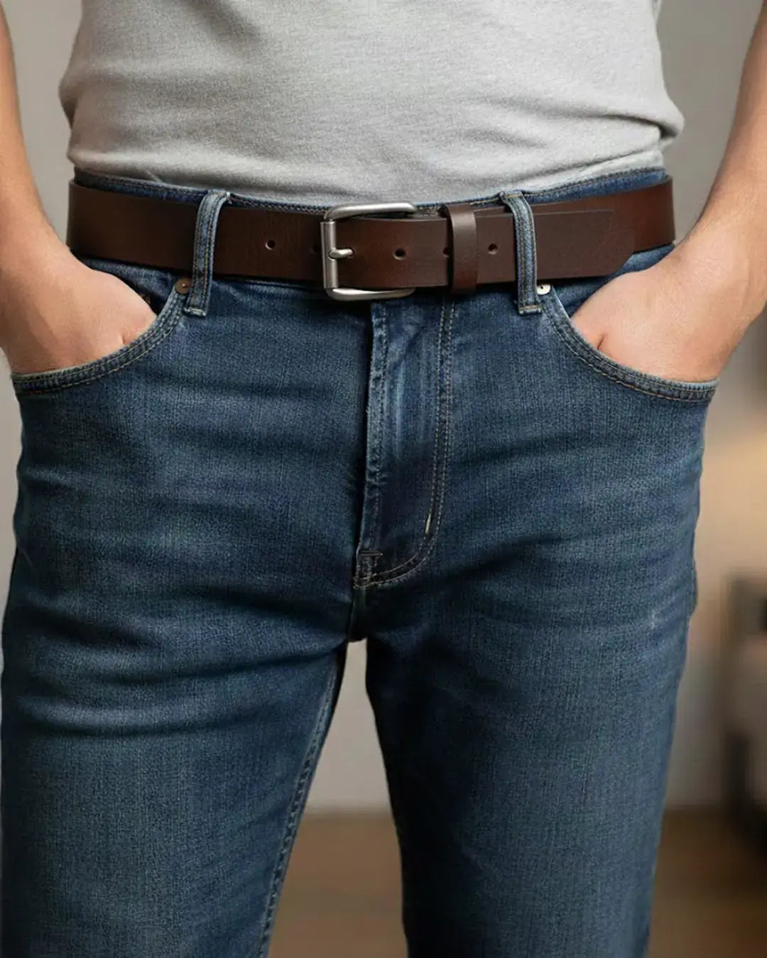 Leather Belt 1 1/2" - First Manufacturing Company - Flyclothing LLC