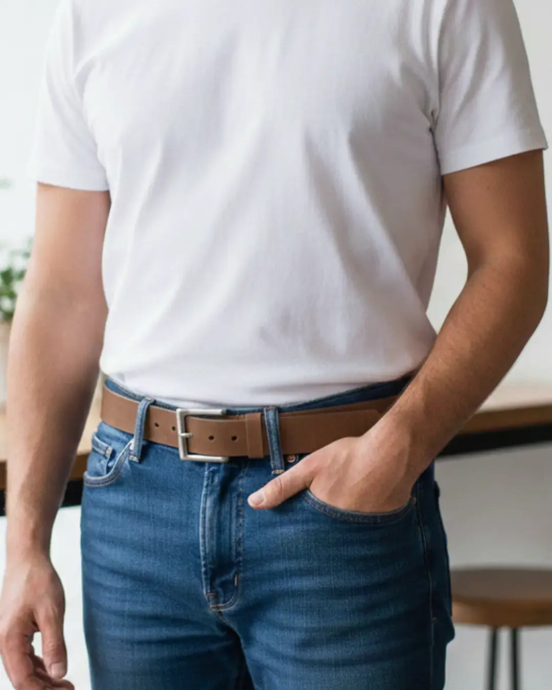 Leather Belt 1 3/4" - First Manufacturing Company - Flyclothing LLC