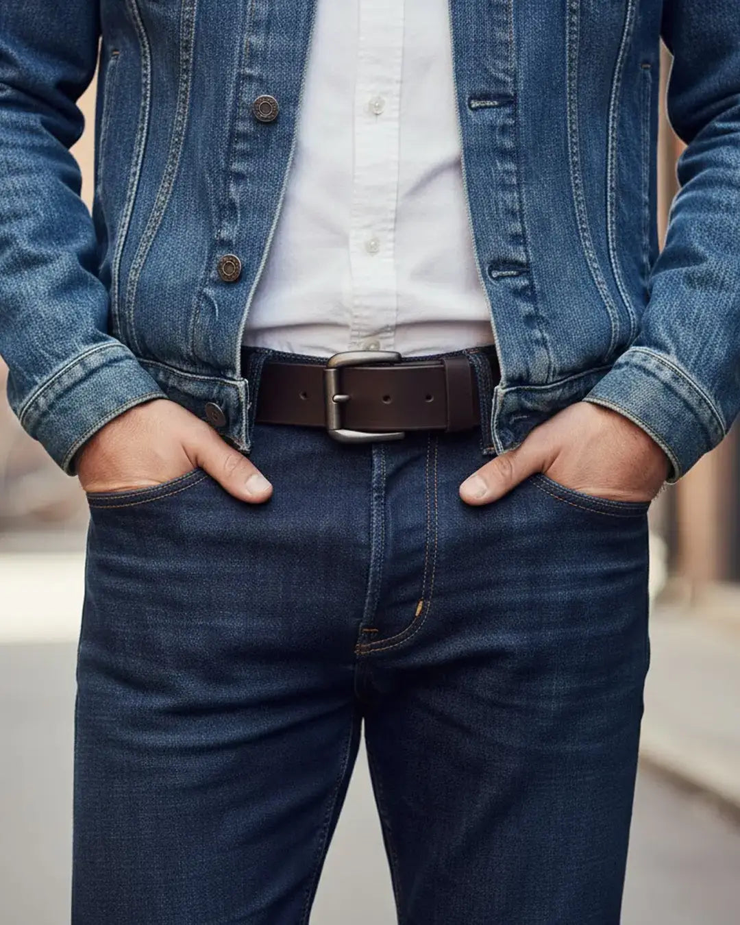 Leather Belt 1 1/2" - First Manufacturing Company - Flyclothing LLC