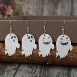 2 Piece Alloy Acrylic Ghost Dangle Earrings - Trendsi