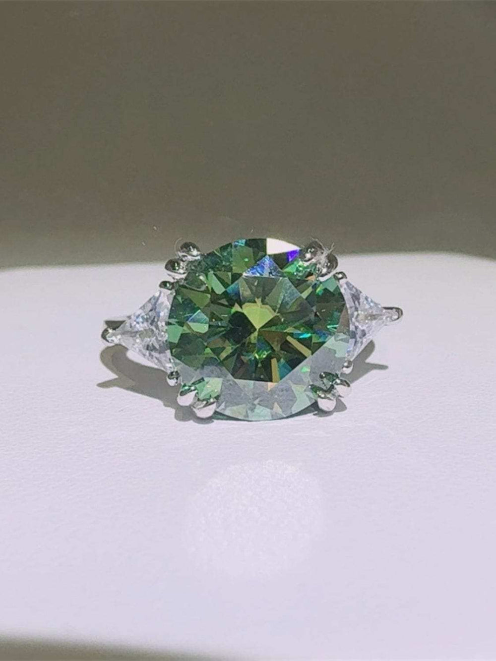 5 Carat Moissanite 925 Sterling Silver Ring - Trendsi - Flyclothing LLC