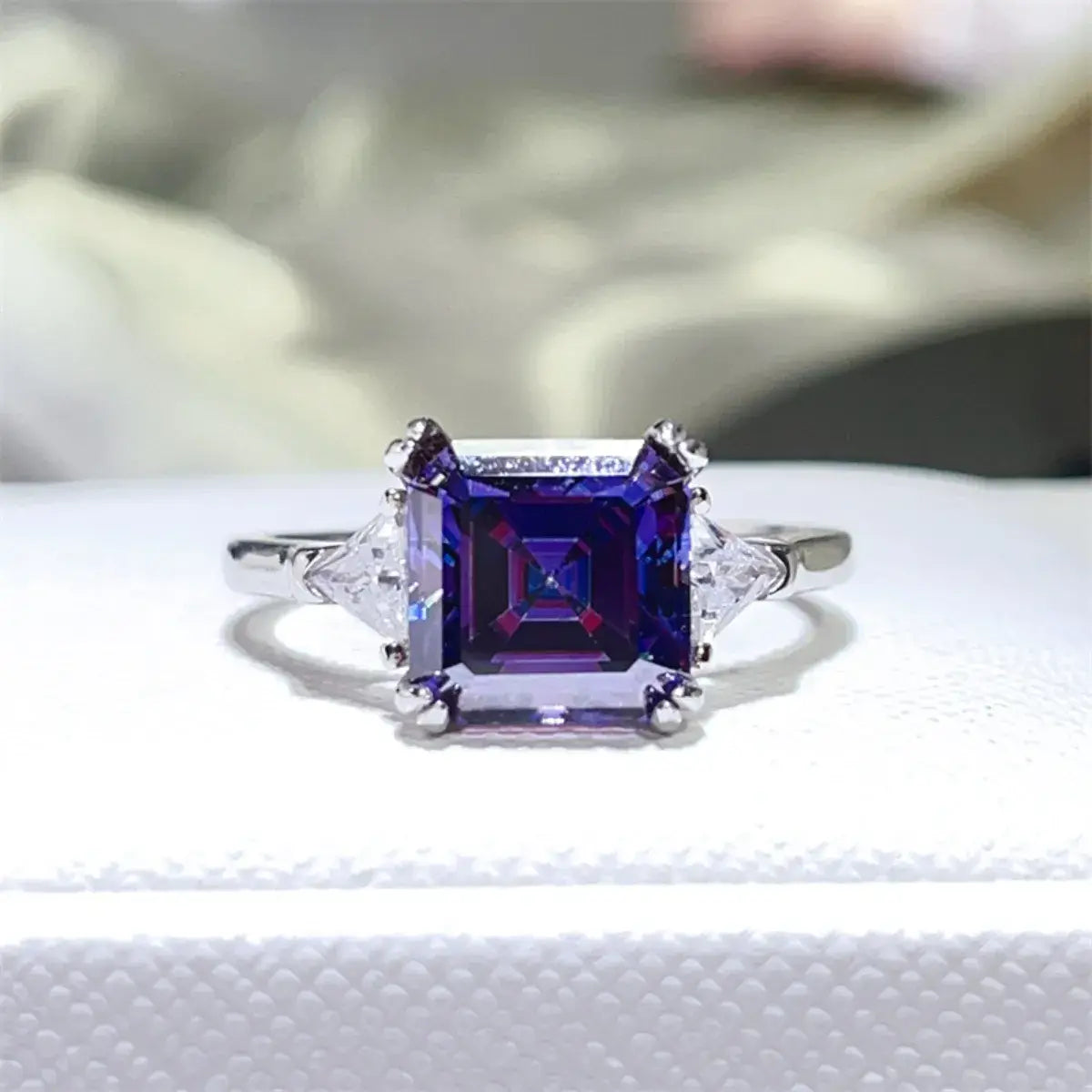 3 Carat Moissanite 925 Sterling Silver Ring - Trendsi - Flyclothing LLC