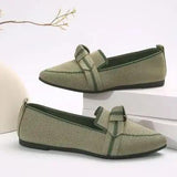 Point Toe Mesh Flat Slip-Ons - Trendsi