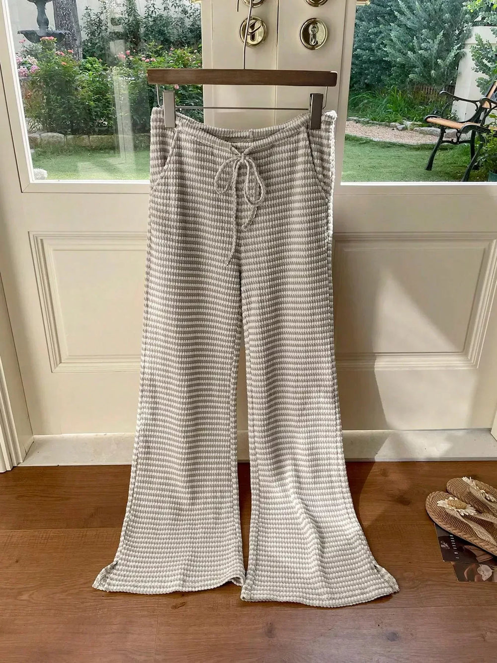 Drawstring Wide Leg Pants - Trendsi - Flyclothing LLC