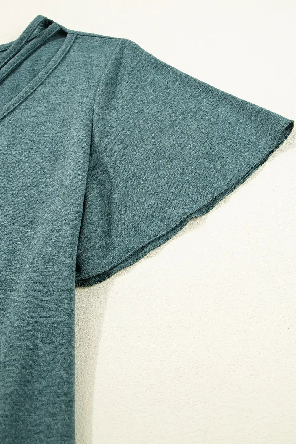 V-Neck Short Sleeve T-Shirt - Trendsi - Flyclothing LLC