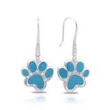 Paw Prints Earrings - Belle Étoile Jewelry - Flyclothing LLC