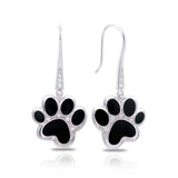 Paw Prints Earrings - Belle Étoile Jewelry - Flyclothing LLC