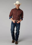 Roper Mens Long Sleeve Snap Ikat Arrows Western Shirt - Roper