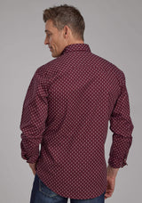 Roper Mens Arrow Print Long Sleeve Snap Western Shirt - Roper - Flyclothing LLC