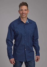 Roper Mens Aztecs Print Long Sleeve Snap Western Shirt - Roper - Flyclothing LLC