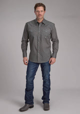 Roper Mens Garnet Foulard Long Sleeve Snap Western Shirt - Roper - Flyclothing LLC