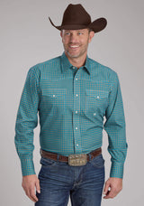 Roper Mens Castile Foulard Long Sleeve Snap Western Shirt - Roper - Flyclothing LLC