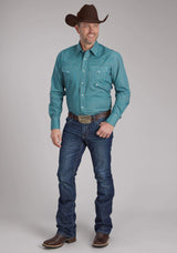 Roper Mens Castile Foulard Long Sleeve Snap Western Shirt - Roper - Flyclothing LLC