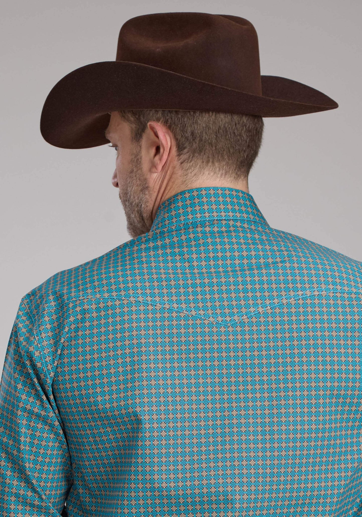 Roper Mens Castile Foulard Long Sleeve Snap Western Shirt - Roper - Flyclothing LLC