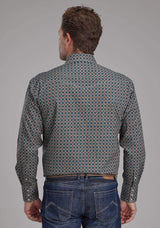 Roper Mens Acorn Foulard Long Sleeve Snap Western Shirt - Roper - Flyclothing LLC