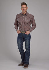 Roper Mens Ginger Foulard Long Sleeve Snap Western Shirt - Roper - Flyclothing LLC