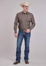 Roper Mens Long Sleeve Snap Vintage Foulard Western Shirt - Roper - Flyclothing LLC