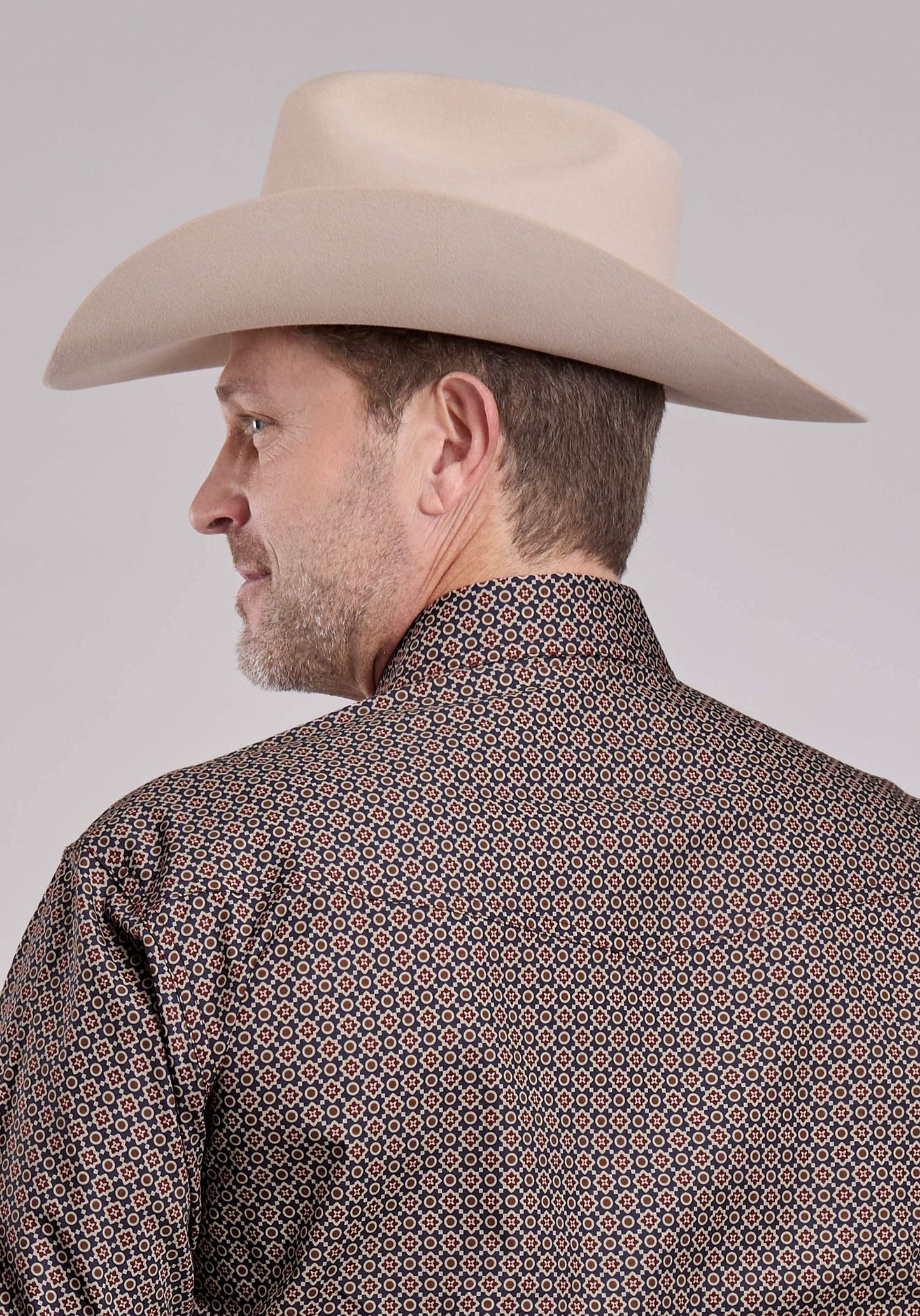 Roper Mens Long Sleeve Snap Vintage Foulard Western Shirt - Roper - Flyclothing LLC