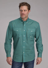 Roper Mens Castile Foulard Long Sleeve Button Western Shirt - Roper - Flyclothing LLC