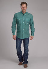 Roper Mens Castile Foulard Long Sleeve Button Western Shirt - Roper - Flyclothing LLC