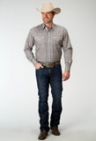 Roper Mens Long Sleeve Button Western Foulard Western Shirt - Roper