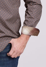 Roper Mens Long Sleeve Button Vintage Foulard Western Shirt - Roper - Flyclothing LLC