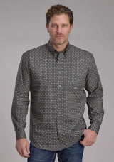 Roper Mens Garnet Foulard Long Sleeve Button Western Shirt - Roper - Flyclothing LLC