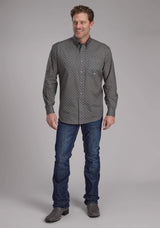 Roper Mens Garnet Foulard Long Sleeve Button Western Shirt - Roper - Flyclothing LLC