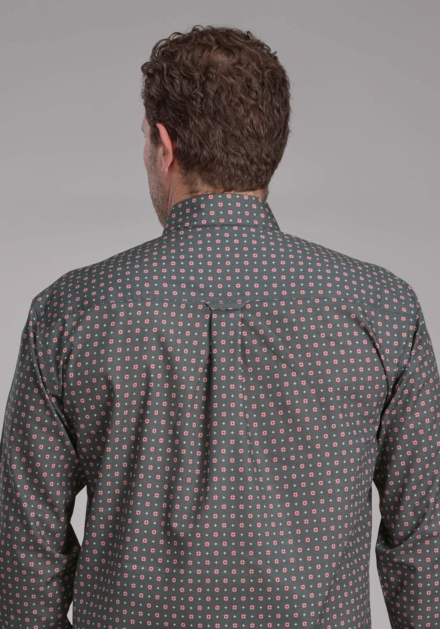 Roper Mens Garnet Foulard Long Sleeve Button Western Shirt - Roper - Flyclothing LLC