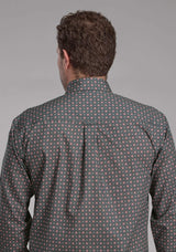 Roper Mens Garnet Foulard Long Sleeve Button Western Shirt - Roper - Flyclothing LLC