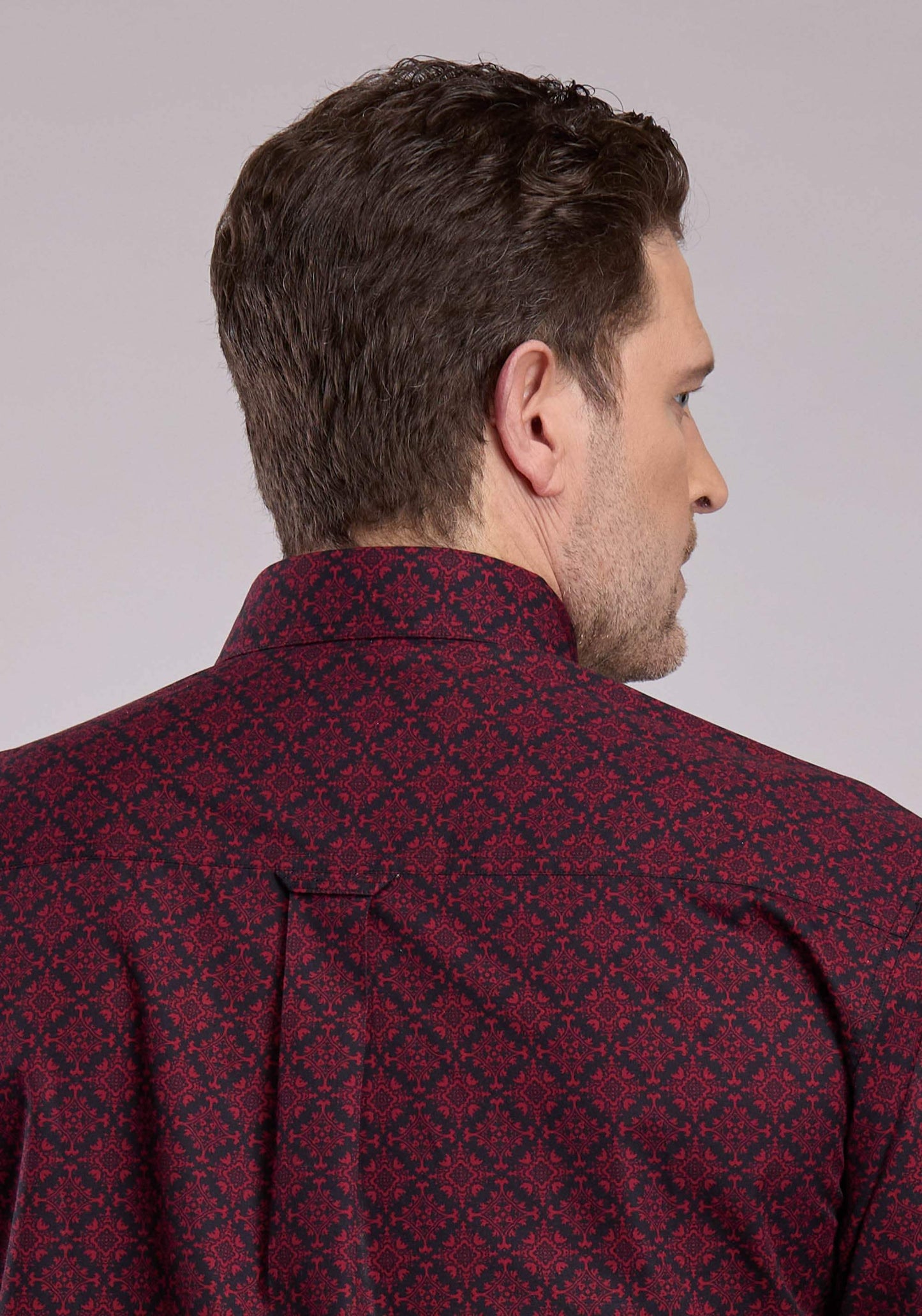 Roper Mens Long Sleeve Button Garnet Medallion Western Shirt - Roper - Flyclothing LLC