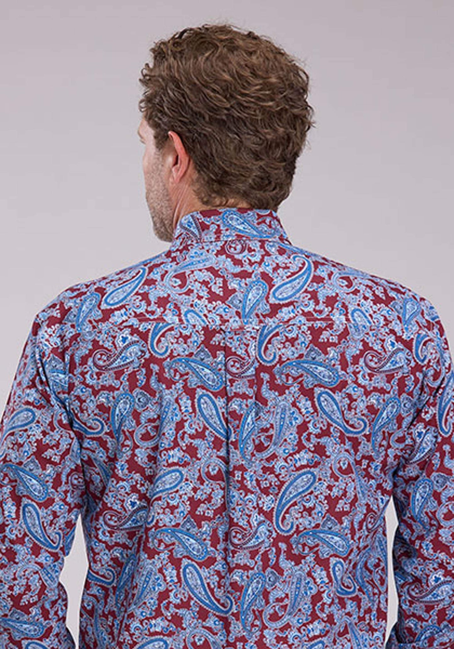 Roper Mens Heritage Paisley Long Sleeve Button Western Shirt - Roper - Flyclothing LLC