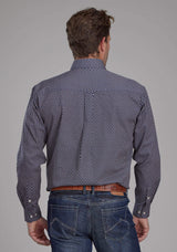 Roper Mens Diamond Eye Geo Long Sleeve Button Western Shirt - Roper - Flyclothing LLC