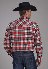 Roper Mens Unlined Flannel Shirt Long Sleeve Snap Western Shirt - Roper - Flyclothing LLC