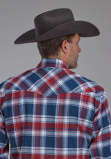 Roper Mens Unlined Flannel Shirt Long Sleeve Snap Western Shirt - Roper - Flyclothing LLC