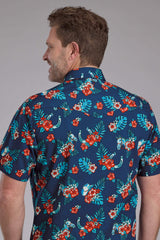 Roper Mens Hawaiian Print Short Sleeve Snap Western Shirt - Roper - Flyclothing LLC