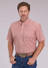 Roper Mens Short Sleeve Button Saltillo Foulard Western Shirt - Roper - Flyclothing LLC