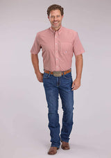Roper Mens Short Sleeve Button Saltillo Foulard Western Shirt - Roper - Flyclothing LLC