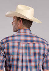 Mens Roper Breezy Plaid Short Sleeve Button Shirt