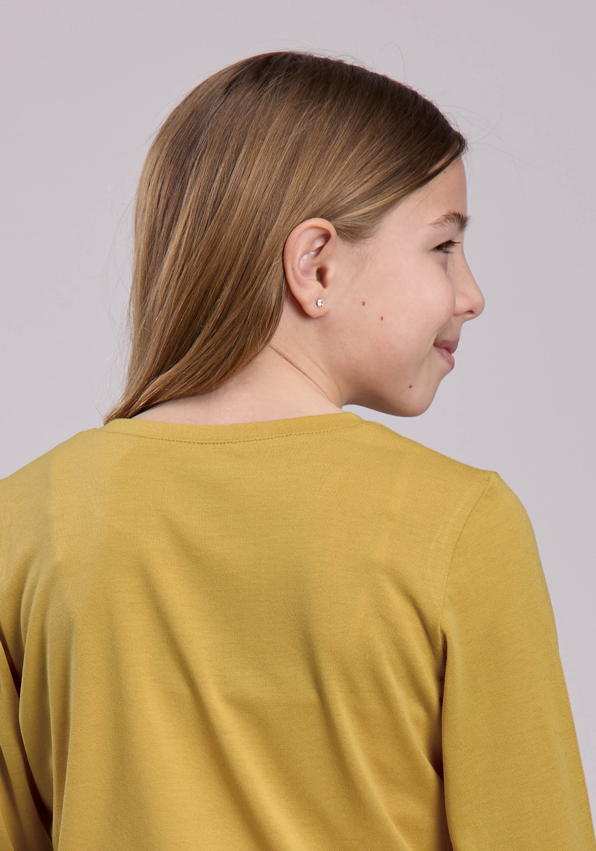 Roper Girls Long Sleeve Pullover Poly Rayon Jersey Tee Western Shirt