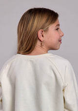 Roper Girls Long Sleeve Pullover Cotton Fleece Crew Neck Pulloverr Western Shirt - Roper - Flyclothing LLC