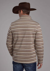 Roper Mens Ombre Aztec Stripe Sweater Zipper Western Shirt - Roper - Flyclothing LLC