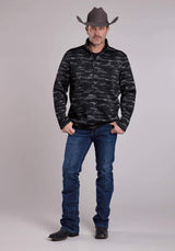 Roper Mens Sweater Zipper Camo Sweater Knit Pullover Western Shirt - Roper - Flyclothing LLC
