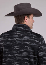 Roper Mens Sweater Zipper Camo Sweater Knit Pullover Western Shirt - Roper - Flyclothing LLC